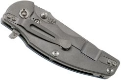 Rick Hinderer Jurassic Slicer Working Finish Blue G10 CPM 20CV Couteau De Poche -Couteaux Promotion Boutique HRK JU SL WF BL 04 rick hinderer knives