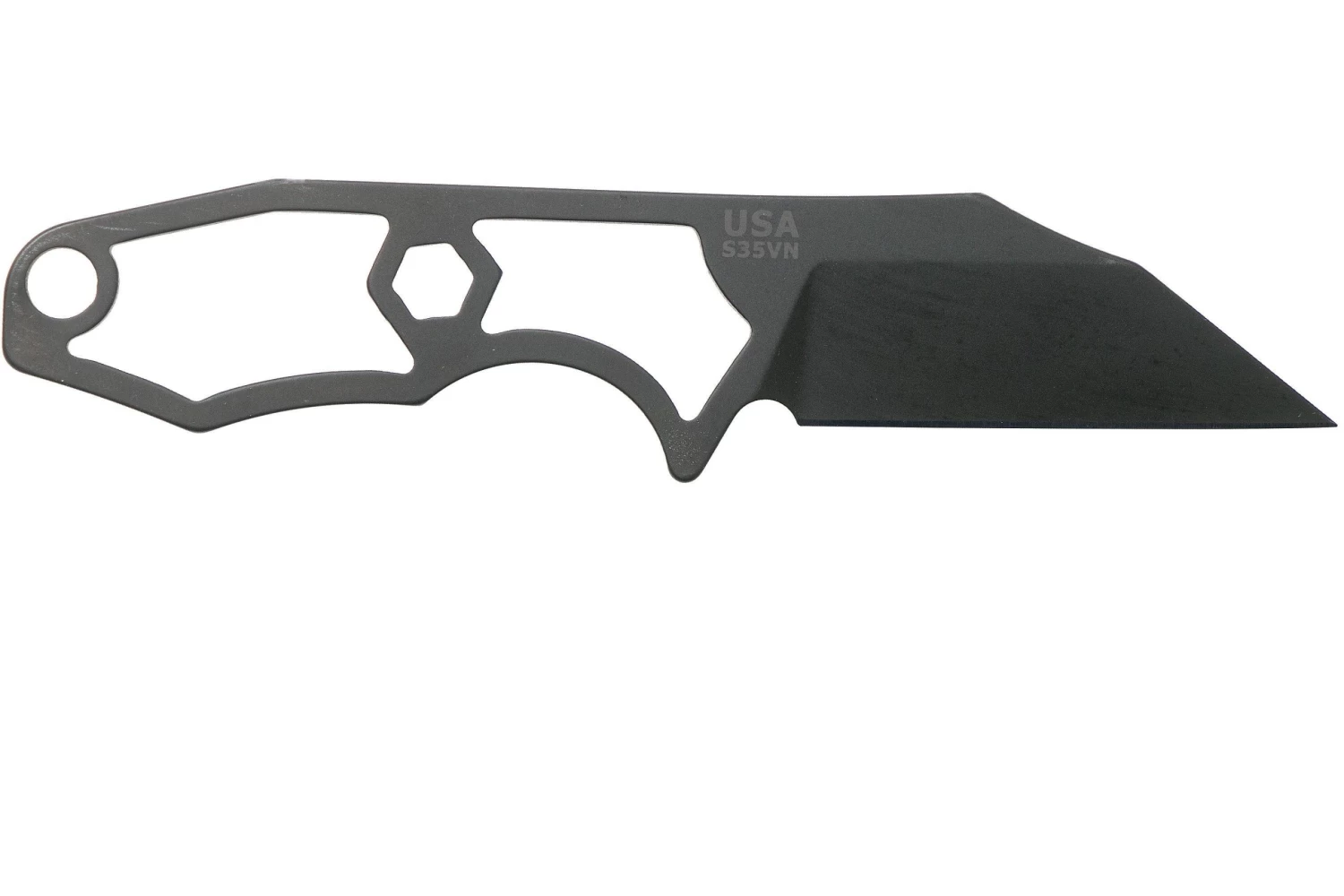 Rick Hinderer LP-1 Wharncliffe DLC Black Couteau De Cou, Avec UltiClip 2 Rick Hinderer LP-1 Wharncliffe DLC Black Couteau De Cou, Avec UltiClip – Image 2