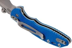 Rick Hinderer XM Slippy 3" Slicer 20CV Blue G10 Slipjoint Couteau De Poche -Couteaux Promotion Boutique HRK SLIPPY SLI BL 05 rick hinderer hrk slippy sli bl 05