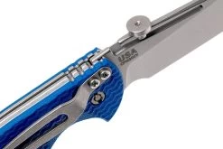 Rick Hinderer XM Slippy 3" Slicer 20CV Blue G10 Slipjoint Couteau De Poche -Couteaux Promotion Boutique HRK SLIPPY SLI BL 06 rick hinderer hrk slippy sli bl 06