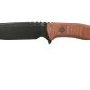 Rick Hinderer Ranch Drop Spanto Battle Black, Red Micarta Couteau De Survie