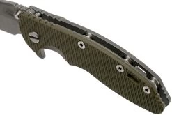 Rick Hinderer XM-18 3.5" Spanto 20CV, Working Finish, Od Green G10 Couteau De Poche -Couteaux Promotion Boutique HRK XM18 35 OD SPWF 07 rick hinderer knives