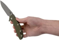 Rick Hinderer XM-18 3.5" Spanto 20CV, Working Finish, Od Green G10 Couteau De Poche -Couteaux Promotion Boutique HRK XM18 35 OD SPWF 08 rick hinderer knives