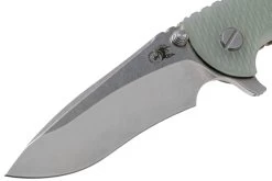 Rick Hinderer XM18 3.5” Recurve, CPM 20CV, Stonewash, Bronze, Translucent G10, Couteau De Poche -Couteaux Promotion Boutique HRK XM18 35 RCSR T 03 rick hinderer knives