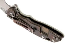 Rick Hinderer XM18 3.5” Recurve, CPM 20CV, Stonewash, Bronze, Translucent G10, Couteau De Poche -Couteaux Promotion Boutique HRK XM18 35 RCSR T 05 rick hinderer knives