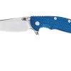 Rick Hinderer XM18 3.5" Skinny Sheepsfoot 20CV, Blue/Black G10 Couteau De Poche