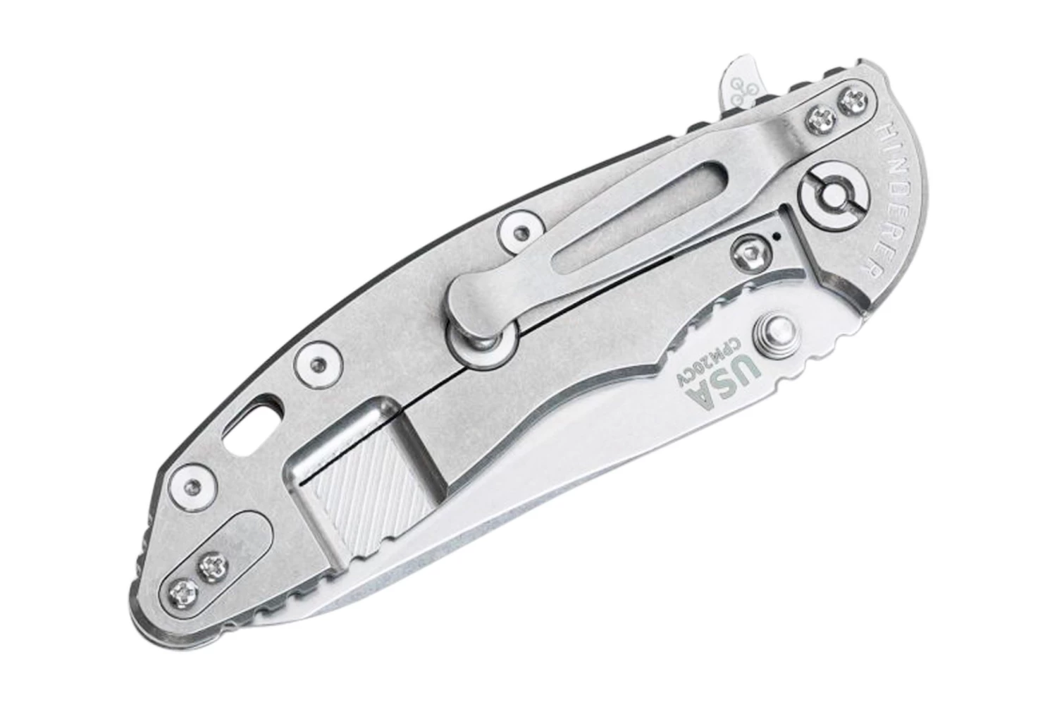 Rick Hinderer XM18 3.5" Skinny Sheepsfoot 20CV, Red G10 Couteau De Poche 2 Rick Hinderer XM18 3.5" Skinny Sheepsfoot 20CV, Red G10 Couteau De Poche – Image 2