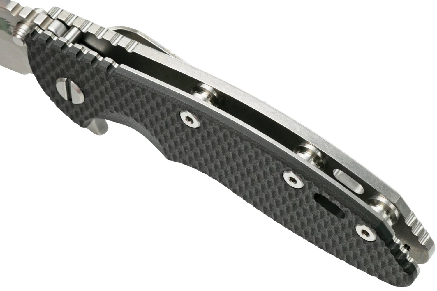 Rick Hinderer XM-18 3.5" Spanto S45VN, Black G10, CPM S45VN Couteau De Poche 8 Rick Hinderer XM-18 3.5" Spanto S45VN, Black G10, CPM S45VN Couteau De Poche – Image 8