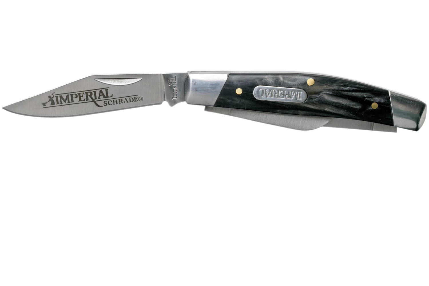 Imperial Stockman Black Swirl IMP16S Couteau De Poche Slipjoint 3 Imperial Stockman Black Swirl IMP16S Couteau De Poche Slipjoint – Image 3