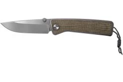 The James Brand The Barnes Titanium, OD Green Micarta KN114158-00 Couteau De Poche