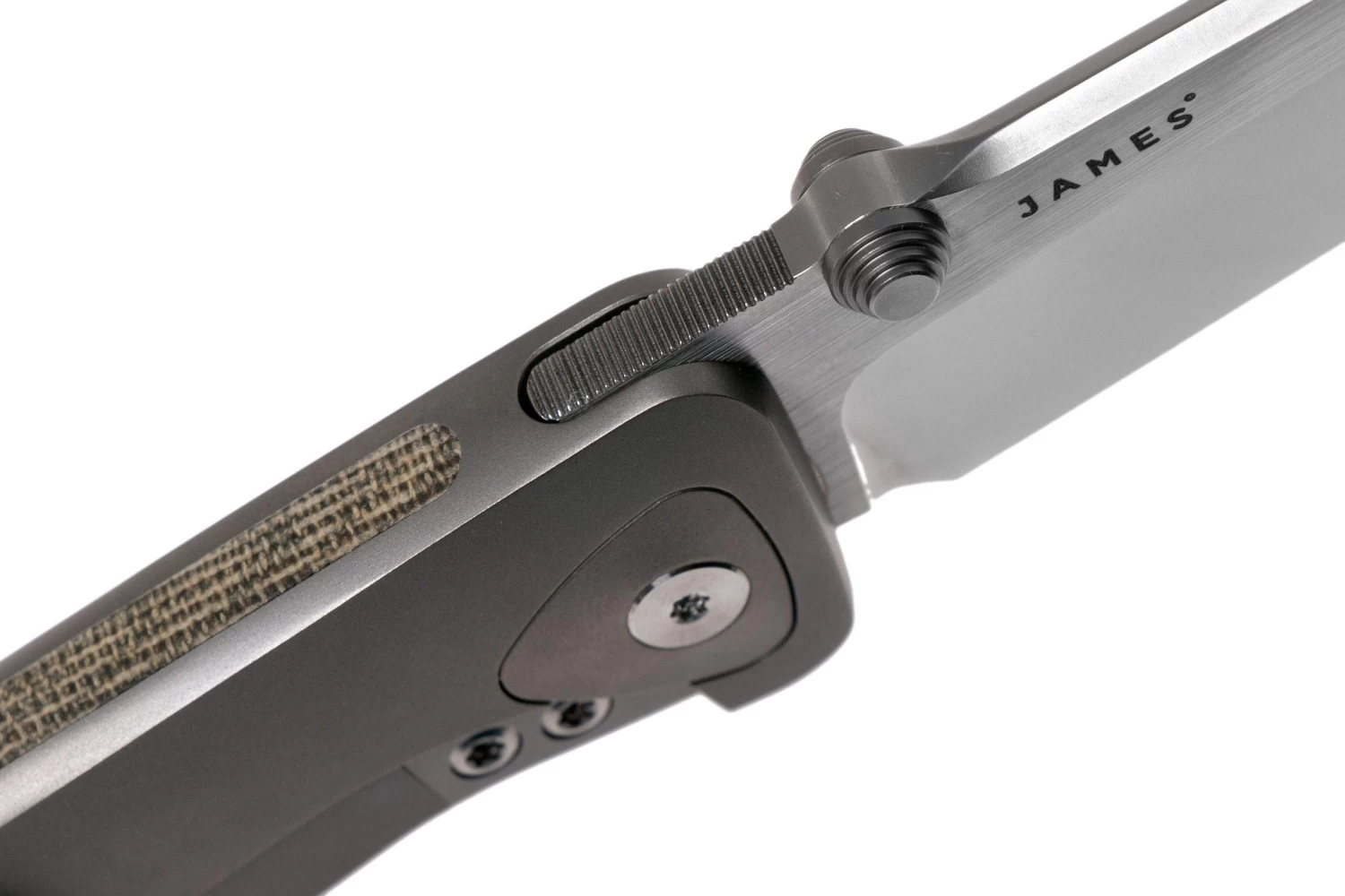 The James Brand The Barnes Titanium, OD Green Micarta KN114158-00 Couteau De Poche 6 The James Brand The Barnes Titanium, OD Green Micarta KN114158-00 Couteau De Poche – Image 6