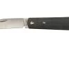 Jack Wolf Laid Back Jack, Black Canvas Micarta LAIDB-01-BLK Couteau De Poche Slipjoint