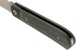 Jack Wolf Laid Back Jack, Black Canvas Micarta LAIDB-01-BLK Couteau De Poche Slipjoint -Couteaux Promotion Boutique JW LAIDB 01 BLK 04 jackwolf