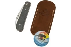 Jack Wolf Laid Back Jack, Black Canvas Micarta LAIDB-01-BLK Couteau De Poche Slipjoint -Couteaux Promotion Boutique JW LAIDB 01 BLK 07 jackwolf