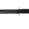 KA-BAR USMC 1214 Lame Partiellement Dentelée, Kraton, étui Kydex
