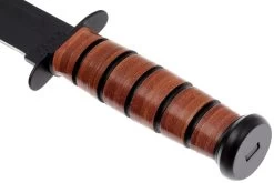 KA-BAR USMC 1217 Plain Edge, Cuir, étui Cuir -Couteaux Promotion Boutique KA1217 03 ka bar ka1217 03