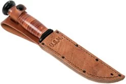 KA-BAR Mark I USN 2225 Leather Couteau à Lame Fixe -Couteaux Promotion Boutique KA2225 07 ka bar