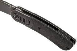 Kansept Reverie K2025A2 Black Stonewashed, Titanium Carbonfiber Couteau De Poche, Justin Lundquist Design -Couteaux Promotion Boutique KSK2025A2 07 kansept