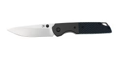 Kansept Warrior, T1005S1 Stonewashed D2, Black & Blue, Couteau De Poche, Kim Ning Design