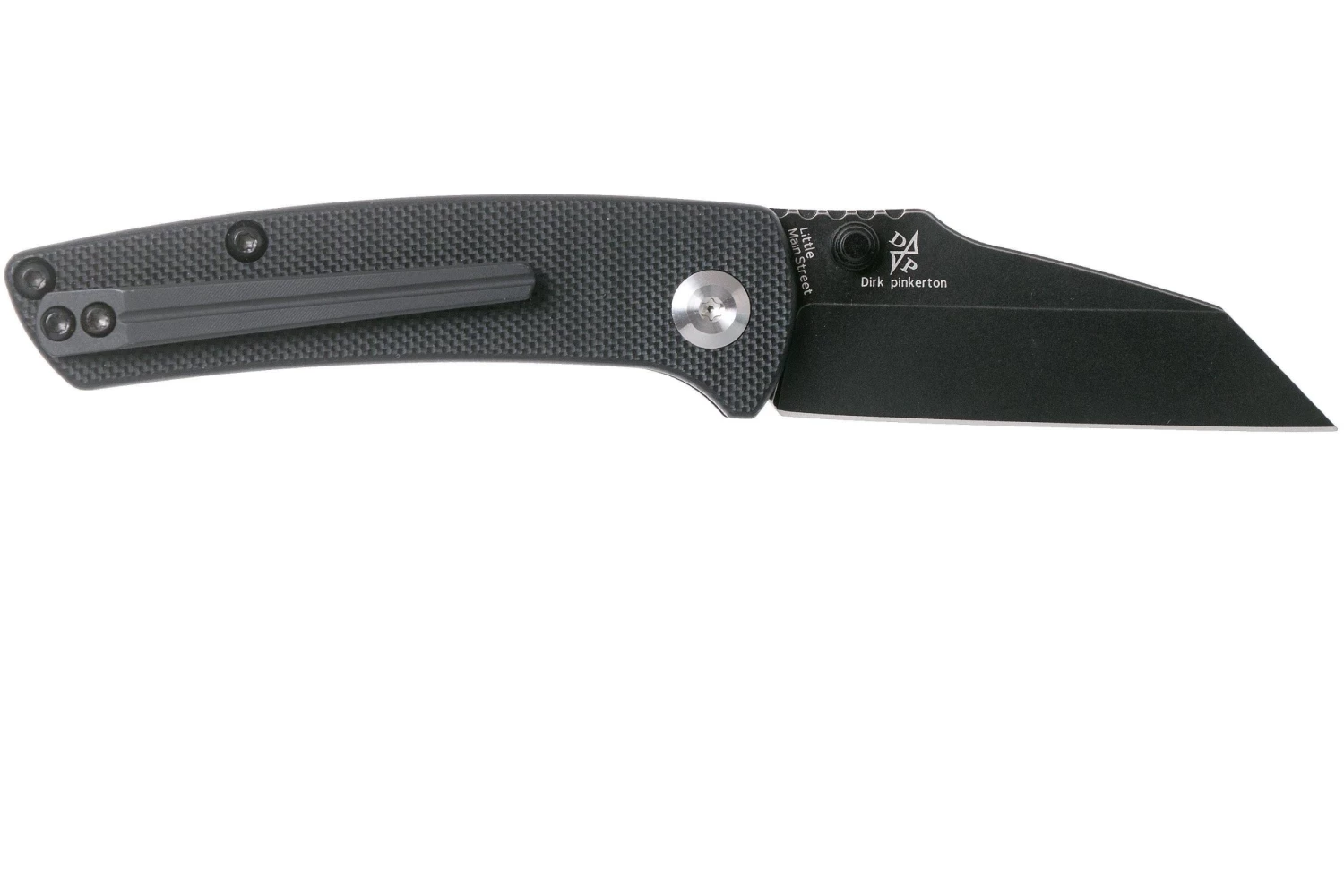 Kansept Little Main Street T2015A1 Black, Black G10 Couteau De Poche, Dirk Pinkerton Design 2 Kansept Little Main Street T2015A1 Black, Black G10 Couteau De Poche, Dirk Pinkerton Design – Image 2
