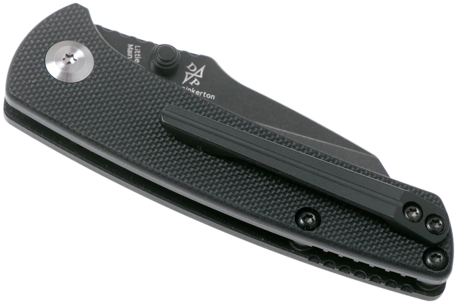 Kansept Little Main Street T2015A1 Black, Black G10 Couteau De Poche, Dirk Pinkerton Design 4 Kansept Little Main Street T2015A1 Black, Black G10 Couteau De Poche, Dirk Pinkerton Design – Image 4