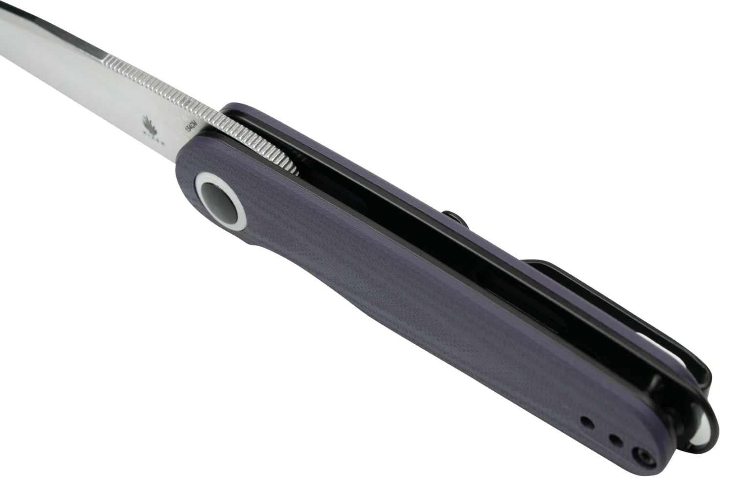 Kizer Squidward Purple V3604C1 154CM, G10 Violet, Couteau De Poche 7 Kizer Squidward Purple V3604C1 154CM, G10 Violet, Couteau De Poche – Image 7