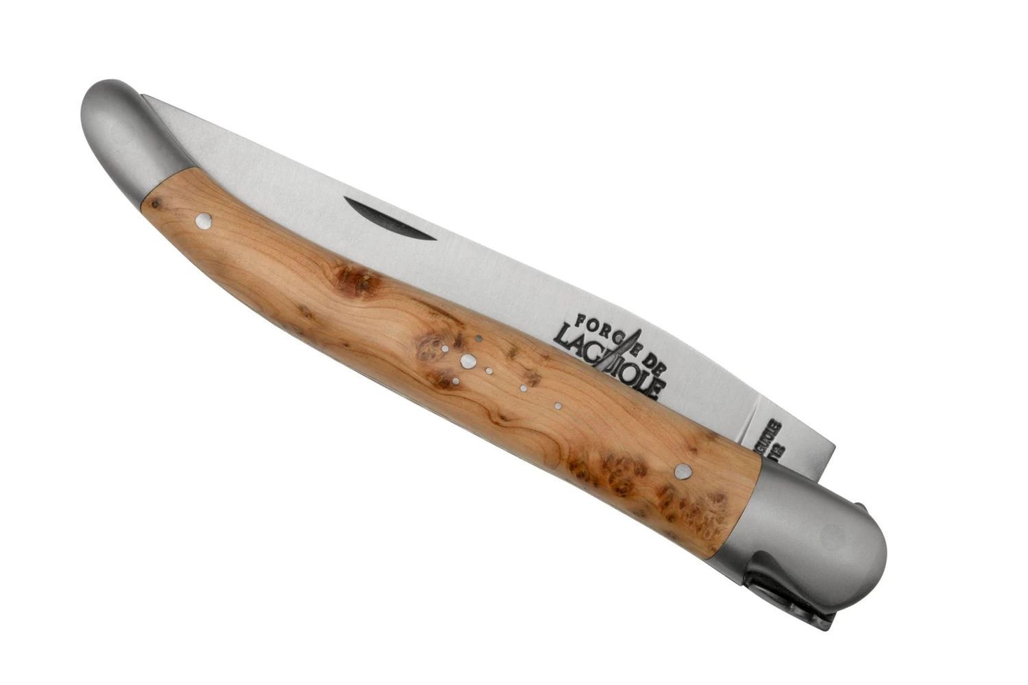 Forge De Laguiole Boraldes Edition 1212EINGE Mitres Satinées, Bois De Genévrier, Couteau De Poche 6 Forge De Laguiole Boraldes Edition 1212EINGE Mitres Satinées, Bois De Genévrier, Couteau De Poche – Image 6