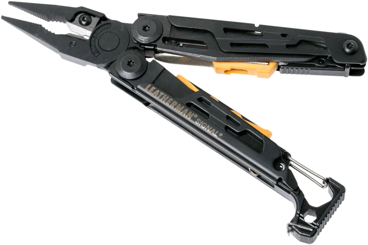 Leatherman Signal Black Pince Multifonction De Survie, étui Nylon 832586 1 Leatherman Signal Black Pince Multifonction De Survie, étui Nylon 832586