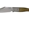 LionSteel Gitano Green Canvas Micarta GT01 CVG Couteau De Poche, Gudy Van Poppel Design