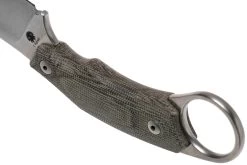 LionSteel H1 Skinner CVG Green Canvas Micarta Couteau Fixe, Tommaso Rumici Design -Couteaux Promotion Boutique LI H1 CVG 04 lionsteel