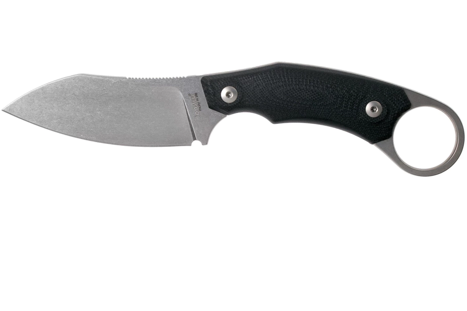 LionSteel H1 Skinner GBK Black G10 Couteau Fixe, Tommaso Rumici Design 1 LionSteel H1 Skinner GBK Black G10 Couteau Fixe, Tommaso Rumici Design