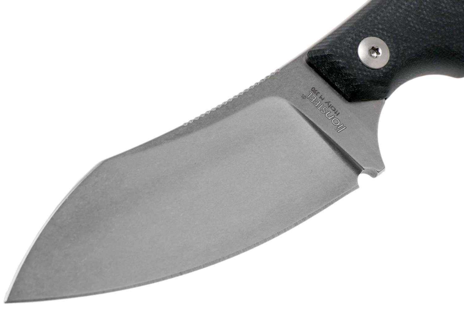 LionSteel H1 Skinner GBK Black G10 Couteau Fixe, Tommaso Rumici Design 3 LionSteel H1 Skinner GBK Black G10 Couteau Fixe, Tommaso Rumici Design – Image 3