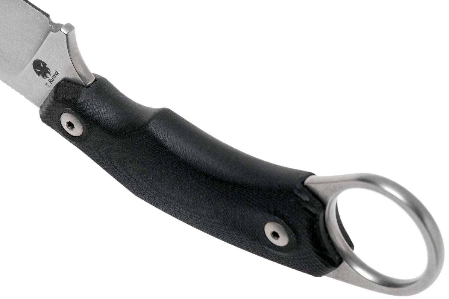 LionSteel H1 Skinner GBK Black G10 Couteau Fixe, Tommaso Rumici Design 4 LionSteel H1 Skinner GBK Black G10 Couteau Fixe, Tommaso Rumici Design – Image 4