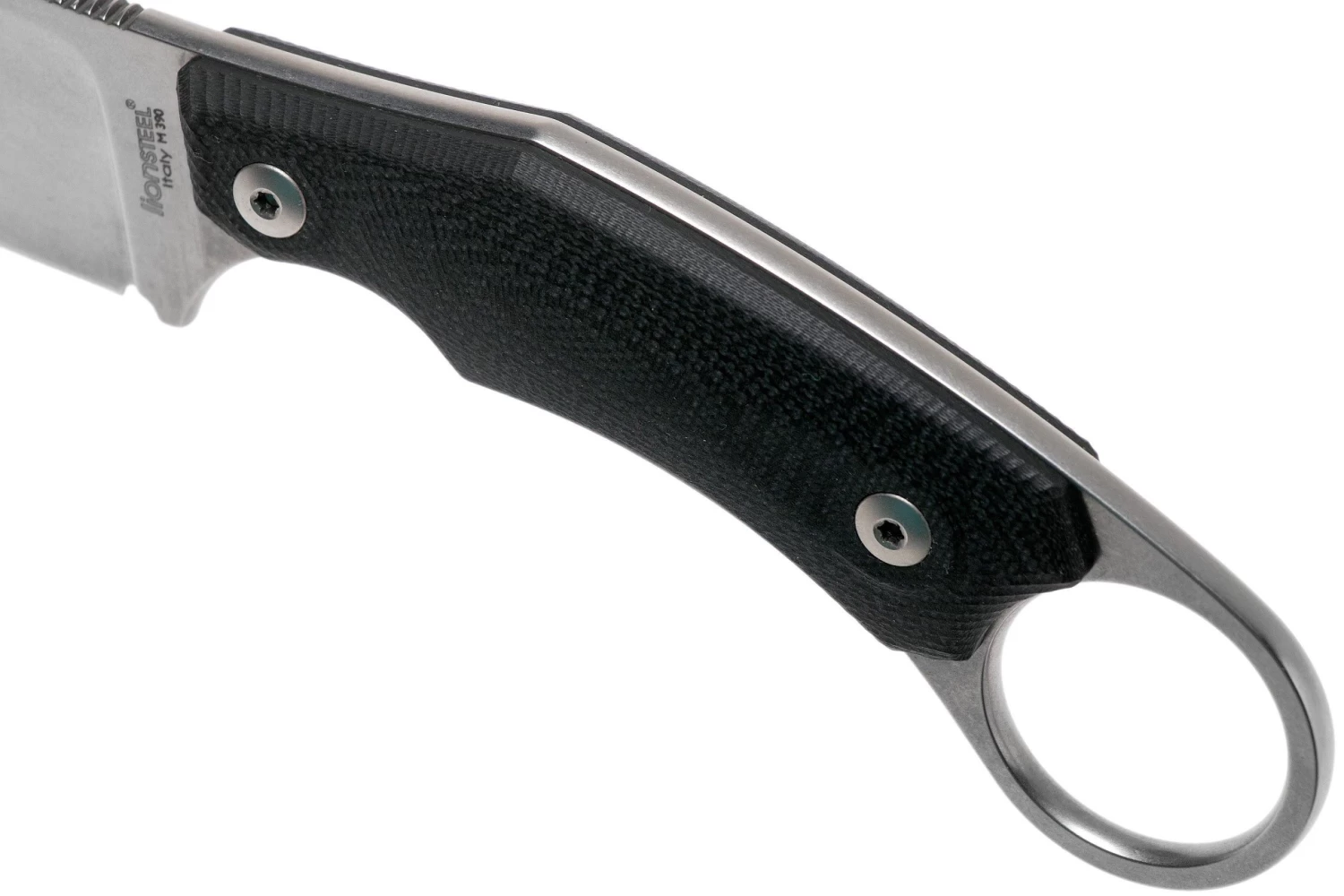 LionSteel H1 Skinner GBK Black G10 Couteau Fixe, Tommaso Rumici Design 5 LionSteel H1 Skinner GBK Black G10 Couteau Fixe, Tommaso Rumici Design – Image 5
