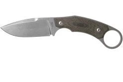 LionSteel H2 Drop Point CVG Green Canvas Micarta Couteau Fixe, Tommaso Rumici Design