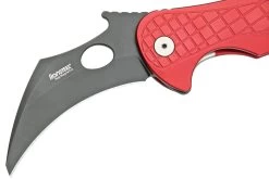 LionSteel L.E.One LE1-A-RB MagnaCut, Black, Red Aluminium, Couteau De Poche Karambit -Couteaux Promotion Boutique LI LE1 A RB 03 lionsteel