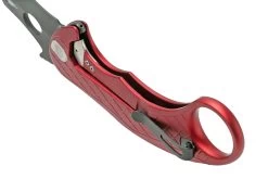 LionSteel L.E.One LE1-A-RB MagnaCut, Black, Red Aluminium, Couteau De Poche Karambit -Couteaux Promotion Boutique LI LE1 A RB 06 lionsteel