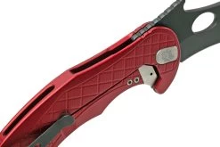 LionSteel L.E.One LE1-A-RB MagnaCut, Black, Red Aluminium, Couteau De Poche Karambit -Couteaux Promotion Boutique LI LE1 A RB 07 lionsteel