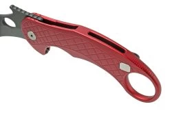 LionSteel L.E.One LE1-A-RB MagnaCut, Black, Red Aluminium, Couteau De Poche Karambit -Couteaux Promotion Boutique LI LE1 A RB 08 lionsteel