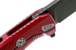 LionSteel ROK Black Red Aluminium ROK A RB Couteau De Poche -Couteaux Promotion Boutique LI ROK A RB 07 lionsteel rok