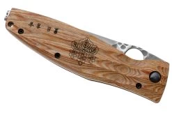 Mcusta MC-0182G Sengoku Toyotomi Hideyoshi SPG2, Yellow Pakkawood, Couteau De Gentleman -Couteaux Promotion Boutique MC 0182G 06 mcusta