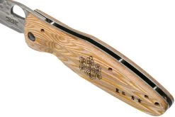 Mcusta MC-0182G Sengoku Toyotomi Hideyoshi SPG2, Yellow Pakkawood, Couteau De Gentleman -Couteaux Promotion Boutique MC 0182G 07 mcusta