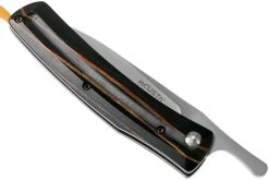 Mcusta MC-192C Friction Folder Black-Yellow Wood -Couteaux Promotion Boutique MC 0192C 05 mcusta