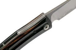 Mcusta MC-192C Friction Folder Black-Yellow Wood -Couteaux Promotion Boutique MC 0192C 07 mcusta