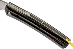 Mcusta MC-192C Friction Folder Black-Yellow Wood -Couteaux Promotion Boutique MC 0192C 08 mcusta