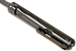 MKM Flame Dagger FL02-GCT Green Canvas Micarta Couteau De Poche, Michael Zieba Design -Couteaux Promotion Boutique MMK FL02 GCT 05 mkm knives