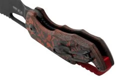 MKM Isonzo FX03-2CLD Cleaver Dark Stonewashed, Lava Flow Carbon Fiber, Couteau De Poche, Jesper Voxnaes Design -Couteaux Promotion Boutique MMK FX03 2CLD 04 mkm