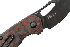 MKM Isonzo FX03-3CLD Clip Point Dark Stonewashed, Lava Flow Carbon Fiber, Couteau De Poche, Jesper Voxnaes Design 10 MKM Isonzo FX03-3CLD Clip Point Dark Stonewashed, Lava Flow Carbon Fiber, Couteau De Poche, Jesper Voxnaes Design -Couteaux Promotion Boutique MMK FX03 3CLD 05 mkm