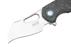 MKM Isonzo FX03M-1CM Hawkbill Marble Carbon Fiber, Couteau De Poche, Jesper Voxnaes Design -Couteaux Promotion Boutique MMK FX03M 1CM 03 mkm