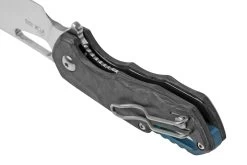 MKM Isonzo FX03M-1CM Hawkbill Marble Carbon Fiber, Couteau De Poche, Jesper Voxnaes Design -Couteaux Promotion Boutique MMK FX03M 1CM 04 mkm